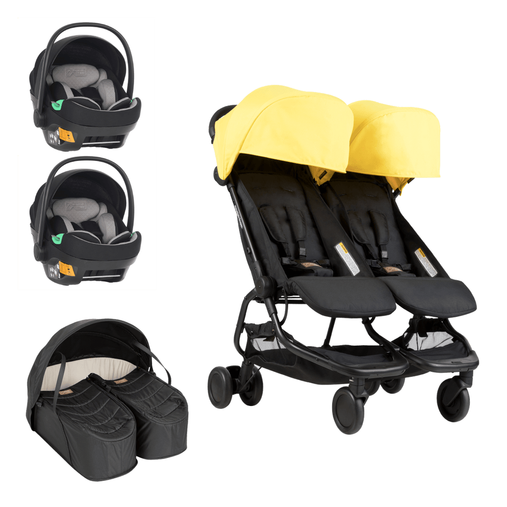 nano duo ultimate twin bundle buggies Mountain Buggy