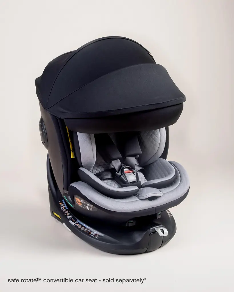 mountain buggy unity base with safe rotate car seat sold separately 3 quarter view.webp