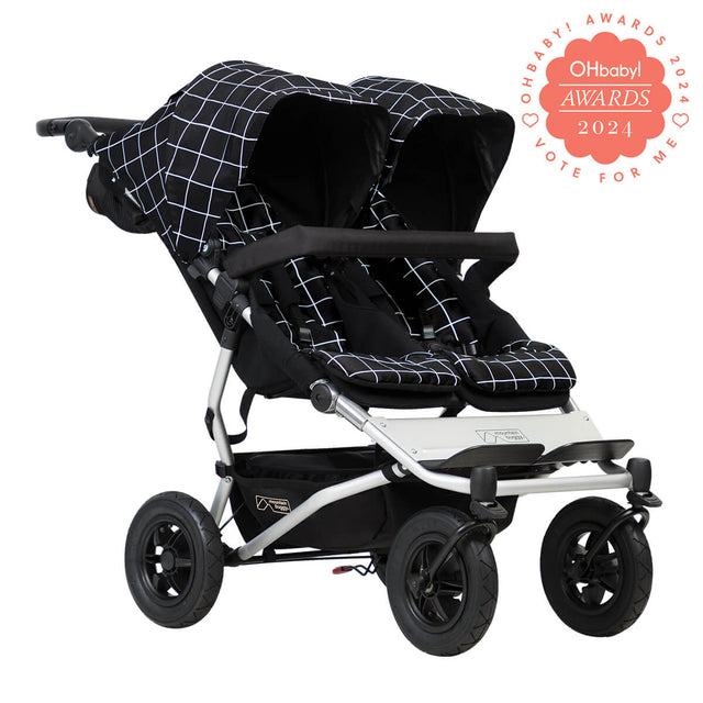 Mountain Buggy duet double pram oh baby 2024 award nominee in colour grid_grid