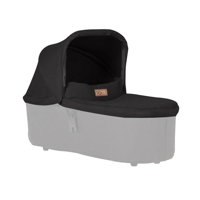 replacement sunhood fabric and lid for carrycot plus for urban jungle_black