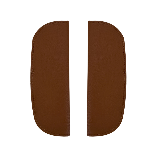 harness shoulder pads (pair) for luxury collection - tan