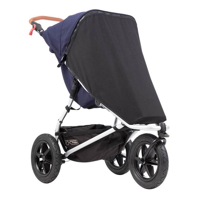 Mountain Buggy black out cover close up on an urban jungle luxury stroller in colour nautical_default