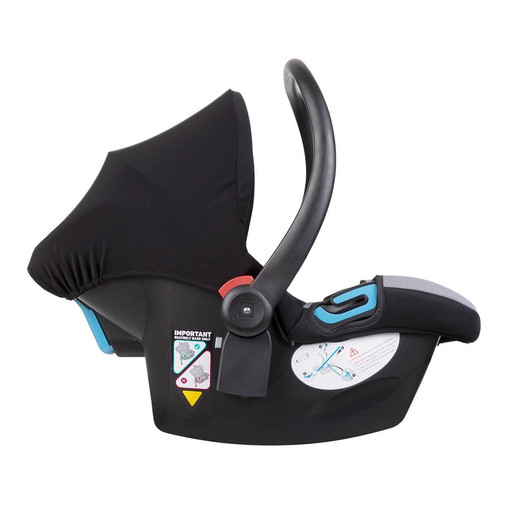 protect 2020 infant car set shown side on_black-silver