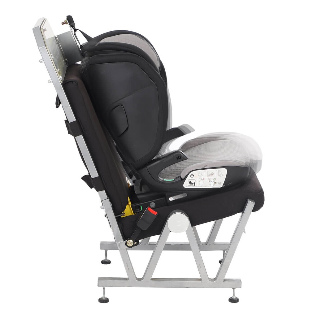 haven i-size booster seat side view with depth adjustment