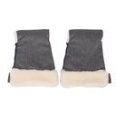 lambswool luxury handmuffs herringbone